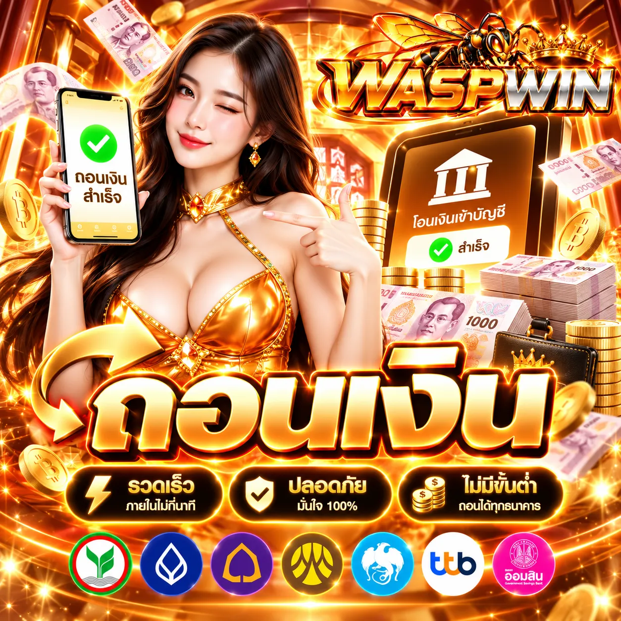 ฝาก ถอน อัตโนมัติ 24 ชั่วโมง 2 วินาทีก็เล่นได้ ไม่ต้องแจ้ง